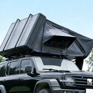 Waterproof Side Clamshell Tente De Toit 4-Season Hard Shell Roof Top <b>Tent</b> 3-4 Person Car Rooftop <b>Tent</b> With Ladder 4x4 Camping - Product Image 4