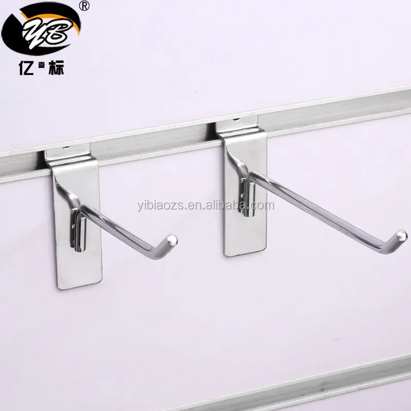 Bán Buôn Duy Nhất Dây Hiển Thị Sản Phẩm Kim Loại Slatwall Hooks