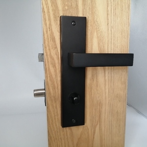 Manija de Puerta Principal Estilo Europeo, Cerradura de Puerta de Entrada, Juego de Manillas de Alta Resistencia para Puerta Exterior de Madera, Hogar y Proyectos - Product Image 2