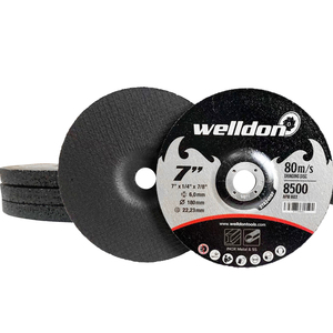 Welldon 180mm 7 pouces disque de coupe disque de coupe métal résine meule <span class=keywords><strong>4</strong></span> pouces Disco De Corte De Métal abrasif meule - Product Image 1