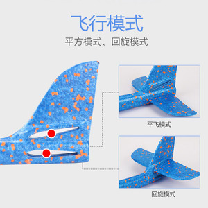 Avion planeur en mousse EPP de 48 cm, modèle de chasseur acrobatique, jouet pour enfants, vol en plein air - Product Image 4