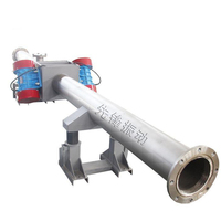 Convoyeur vibrant à tubes circulaires en acier inoxydable pour le transport longue distance, pour usine de fabrication, 220V/380V 1.6KW