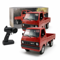 Mini camion RC 2,4 GHz à 4 roues motrices (4x4) / Modèle de drift D-14S en métal avec télécommande et chargeur – Voiture de drift experte