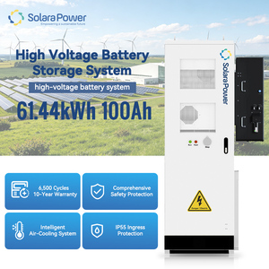 ระบบจัดเก็บพลังงานเชิงพาณิชย์ SolaraPower แบบระบายความร้อนด้วยอากาศ แบตเตอรี่ LiFePO4 614.4V 100Ah รุ่น HV51100 โมดูล 60kwh - Product Image 4