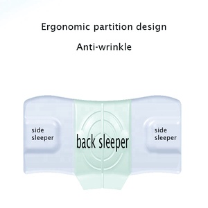 Oreiller ergonomique en mousse à mémoire de forme, anti-rides, soutien pour le sommeil sur le côté, lifting du visage, soin anti-âge de la peau, design respirant, antistatique - Product Image 5
