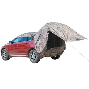 Shade Awning Tent for Car Travel Small to Mid Size SUV Tail Ten Waterproof 3000MM Yellow