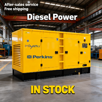 Groupe électrogène diesel refroidi par eau 30kW 50kV 80kVA 100kVA 200kVA 300kVA avec ATS (commutateur automatique) pour alimentation de secours industrielle