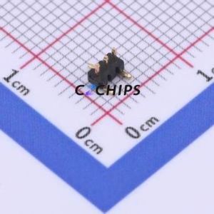 X1311WVS-03J-C18D42R2 Pin Header SMD,P=1.27mm Connector ( Pin Structure: 1x3P )( Pitch: 1.27mm )( Row Spacing: 1.27mm ) - Product Image 1