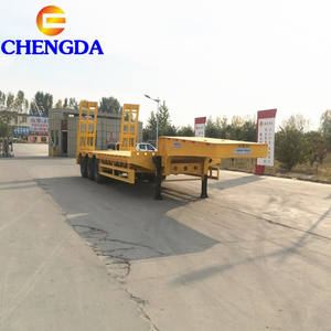 कारखाने की कीमत 3 एक्सल खुदाई वाले वितरण लोबड अर्ध ट्रेलर कम बिस्तर ट्रेलर कम बिस्तर ट्रेलर कम लोडर - Product Image 3