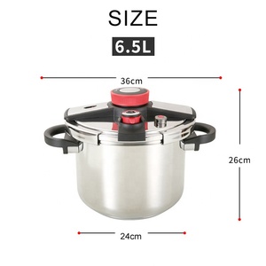 Casserole à pression anti-explosion en acier inoxydable 304 de haute qualité, casserole multifonctionnelle pour la maison - Product Image 5