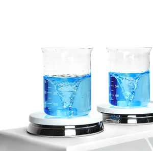 صفيحة تسخين رقمية LCD مع تحكم رقمي بالتحريك والتسخين بأربع قنوات للمختبرات مع طبق تسخين - Product Image 5