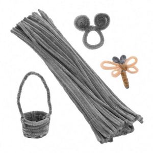 Handmade DIY Art Material Chenille Stem Pipe Cleaner 8mm X 30cm Customized Color Creative Kid Educational <b>Craft</b> Project - Product Image 6