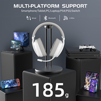 Casque Gaming Ordinateur Léger Attack Shark L80 Sans Fil 2.4G 3 Modes Filaire avec Microphone