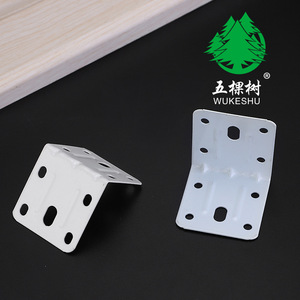 Support d'angle Wukeshu 5x5 en acier laminé à froid, revêtement poudré, pour fixation de meubles et armoires - Product Image 1