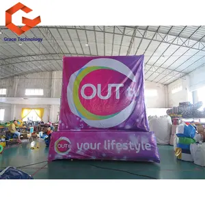 Outdoor Advertising Inflatable Billboard Custom Billboard Inflatable Brand Logo Sign Replica For Promotion