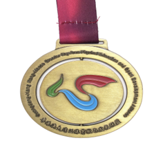 Vietnam moulage sous pression nouveau haut en alliage de Zinc galvanoplastie électroplacage taille personnalisée métal artisanat médaille - Product Image 3