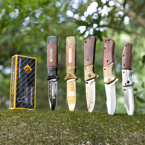 Bochen Factory Seller Tactical Survival <strong>Knives</strong> Wood Handle Folding Pocket <strong>Knife</strong> Outdoor Hunting Titanium <strong>Knife</strong> <strong>in</strong> Eva <strong>Box</strong> - Product Image 3