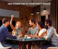 Table de poker octogonale de haute qualité, bon marché, personnalisée, nouveau style, avec pieds pliants robustes, pour casino