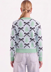 Cardigan <span class=keywords><strong>en</strong></span> tricot pour femme, motif bonhomme <span class=keywords><strong>en</strong></span> pain d'épices, boutonné, col rond, <span class=keywords><strong>pull</strong></span> de Noël pour les fêtes d'hiver, tenues de boutique - Product Image 5