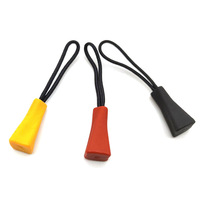 Tirette de fermeture éclair en silicone personnalisée YYX, curseur de fermeture éclair en PVC, tête de fermeture éclair en caoutchouc pour vêtements de sport