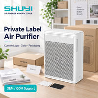 Purificateur d'air commercial haut de gamme avec filtre HEPA, purificateur d'air intelligent pour la maison, contre la fumée des incendies, les allergies, les animaux domestiques, grandes pièces, ventilateur H13