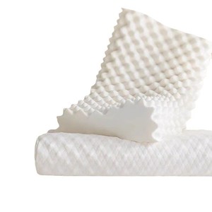 Almohada de látex natural tailandés masaje curvo protección de vértebras cervicales almohada de regalo, almohada de goma para adultos núcleo fabricante Stock - Product Image 5
