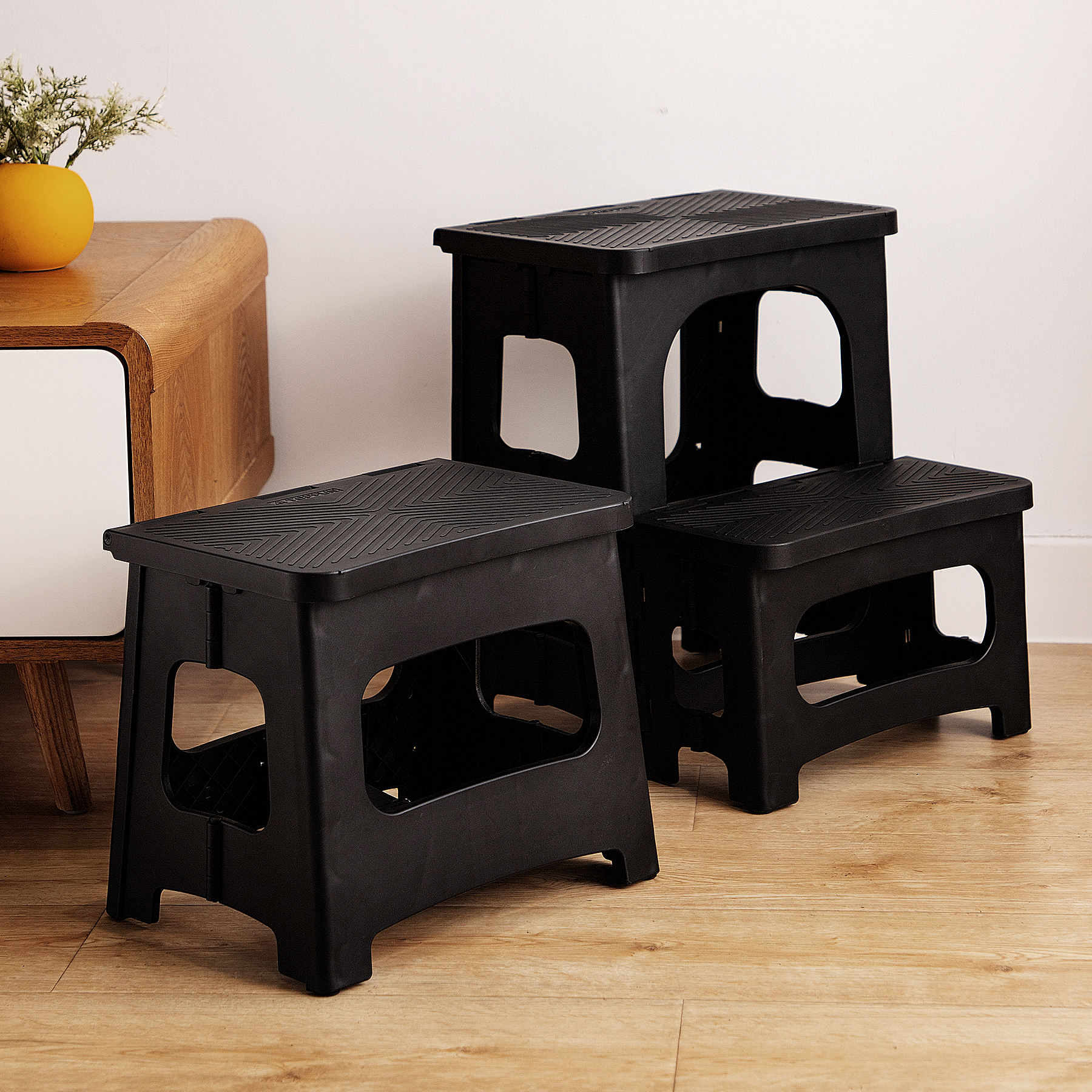 Folding Step Stools Durable, Portable, and Safe for Kids