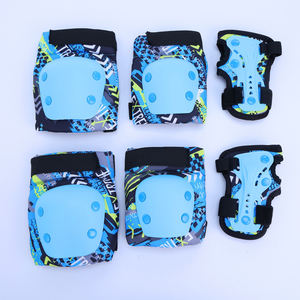 Equipo de Protección para Patines de Ruedas de Material EVA OEM, Juego de 6 Piezas para Niños, Protector de Muñeca, Coderas y Rodilleras, Patinaje Agresivo Profesional - Product Image 1