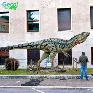 Gecai Réplicas de tamaño real Robot Figuras de dinosaurios Raptor caminantes realistas grandes a la venta - Product Image 3