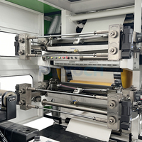 Machine d'impression flexographique à tambour central haute vitesse CI 4 6 8 couleurs pour emballages alimentaires, gobelets en papier, sacs en kraft