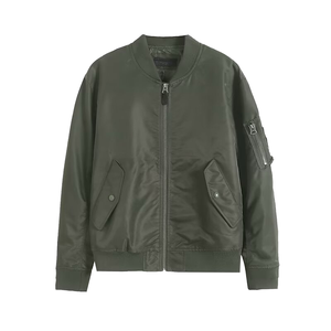 แจ็คเก็ตบอมเบอร์ผู้ชายแฟชั่นลำลองกันน้ำมีฮู้ด ซิปแบบตั้ง ซับในขนแกะ ผลิตจากโพลีเอสเตอร์/ผ้าฝ้าย อุ่นสบายสำหรับฤดูหนาว เหมาะสำหรับกิจกรรมกลางแจ้ง - Product Image 4