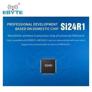 Ebyte โมดูลตัวรับส่งสัญญาณ E01C-ML01S SMD SPI โมดูลไร้สายโมดูลตัวรับสัญญาณ RF ใช้ได้กับโมดูลไร้สาย NRF24L01 2.4GHz - Product Image 4