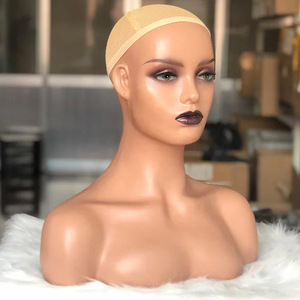 Tête <span class=keywords><strong>de</strong></span> Mannequin Femme Africaine Américaine Assise en PP pour Présentation - Product Image 6