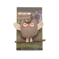 Jouet à mâcher pour chat en peluche non toxique, avec rembourrage naturel de catnip et bâtonnets de Silver Vine, résistant aux morsures, pour chatons, pour le jeu quotidien en intérieur