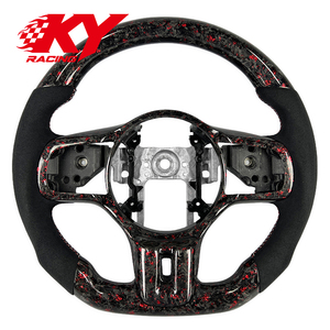 Accessoires intérieurs pour Mitsubishi Lancer EVO X Evolution SE Outlander EX Racing, volant personnalisé en fibre de carbone - Product Image 1