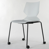 Chaise de formation ergonomique contemporaine et réglable de 150 kg, robuste et de qualité supérieure, pour bureau, salle de conférence, école, salon et domicile