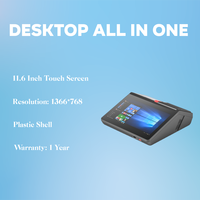 Système de point de vente (POS) tout-en-un avec écran tactile de 11,6 pouces, tablette de caisse enregistreuse pour la vente au détail, en stock pour les petites entreprises