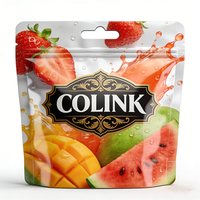 Sachet Doypack Personnalisé en PET Imprimé Fruits avec Trou de Suspension, Impression Numérique UV, Sac Plastique pour Emballage de Snacks et Fruits Secs