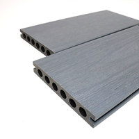 Planches de terrasse en composite bois-plastique (WPC) co-extrudées, résistantes aux UV, effet bois 3D, adaptées aux pieds nus, pour patio et terrasse.