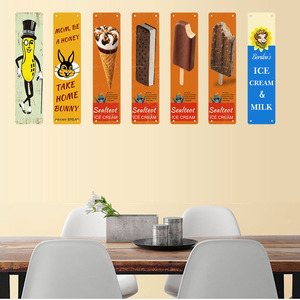 Tốt Hài Hước Ice Cream Cổ Điển Kim Loại Đăng Nhà Bếp Phòng Ăn Thanh Câu Lạc Bộ Pub Tường Trang Trí Nội Thất Vui Tin Đăng Tùy Chỉnh Văn Bản Biểu Tượng Dấu Hiệu - Product Image 3