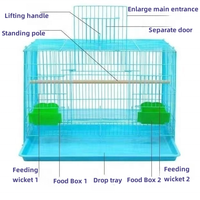 Vente flash : Cage à oiseaux de luxe en acier pour canaris, cages d'élevage pour oiseaux, cages à oiseaux à vendre