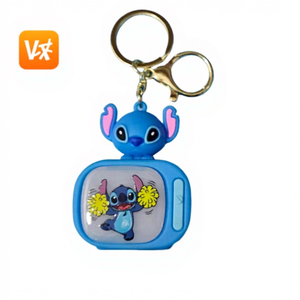 QQ vente en gros de jouets à la mode de dessin animé porte-clés cousus pendentifs sacs d'étudiant créatifs accessoires - Product Image 1