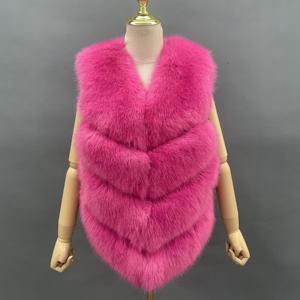 Fournisseur d'usine Janefur <span class=keywords><strong>Gilet</strong></span> en <span class=keywords><strong>fourrure</strong></span> artificielle Fashion Elegant Warm Women Slim Fake Fur <span class=keywords><strong>Gilet</strong></span> - Product Image 1