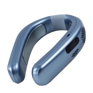 Portable Foldable Hanging Bladeless Neck Fan <b>Mini</b> Cooling Conditioner air Conditioner Neck Fans Wearable Devices Rechargeable - Product Image 1