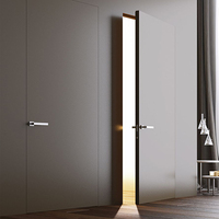 Invisible Wooden Door Hinges, Integrated, Frameless