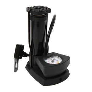 Mini bomba de aire para pies con manómetro de alta presión de 160 Psi para uso en bicicletas, motocicletas y automóviles. - Product Image 2