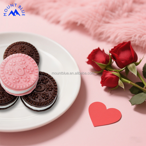 Galletas de Chocolate Sólido con Café y Malvaviscos en Caja de Regalo Decorativa para Dulces Diarios y Regalos Navideños - Product Image 1