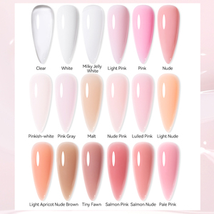 UR SUGAR <span class=keywords><strong>Gel</strong></span> Duro <span class=keywords><strong>para</strong></span> <span class=keywords><strong>Uñas</strong></span> Sin Sensación <span class=keywords><strong>de</strong></span> Quemazón 15g, 18 <span class=keywords><strong>Colores</strong></span>, <span class=keywords><strong>Gel</strong></span> Constructor Transparente, Blanco, Rosa, <span class=keywords><strong>para</strong></span> Extensión <span class=keywords><strong>de</strong></span> <span class=keywords><strong>Uñas</strong></span> - Product Image 2