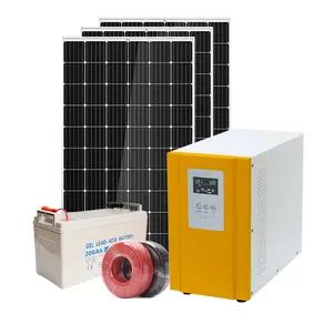 सौर किट Solaires 3KW/5KW/10KWPhotovoltaic पैनल प्रणाली 3000W बंद ग्रिड सौर ऊर्जा प्रणाली