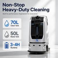 Nettoyeur de sols robotisé sans conducteur CleanHorse TN70, machine de nettoyage autonome pour les gares et les parkings